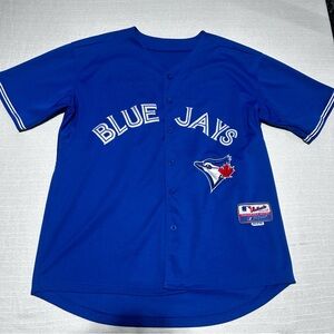Majestic Toronto Blue Jays MLB Jersey Blue Cool Base - Size 48